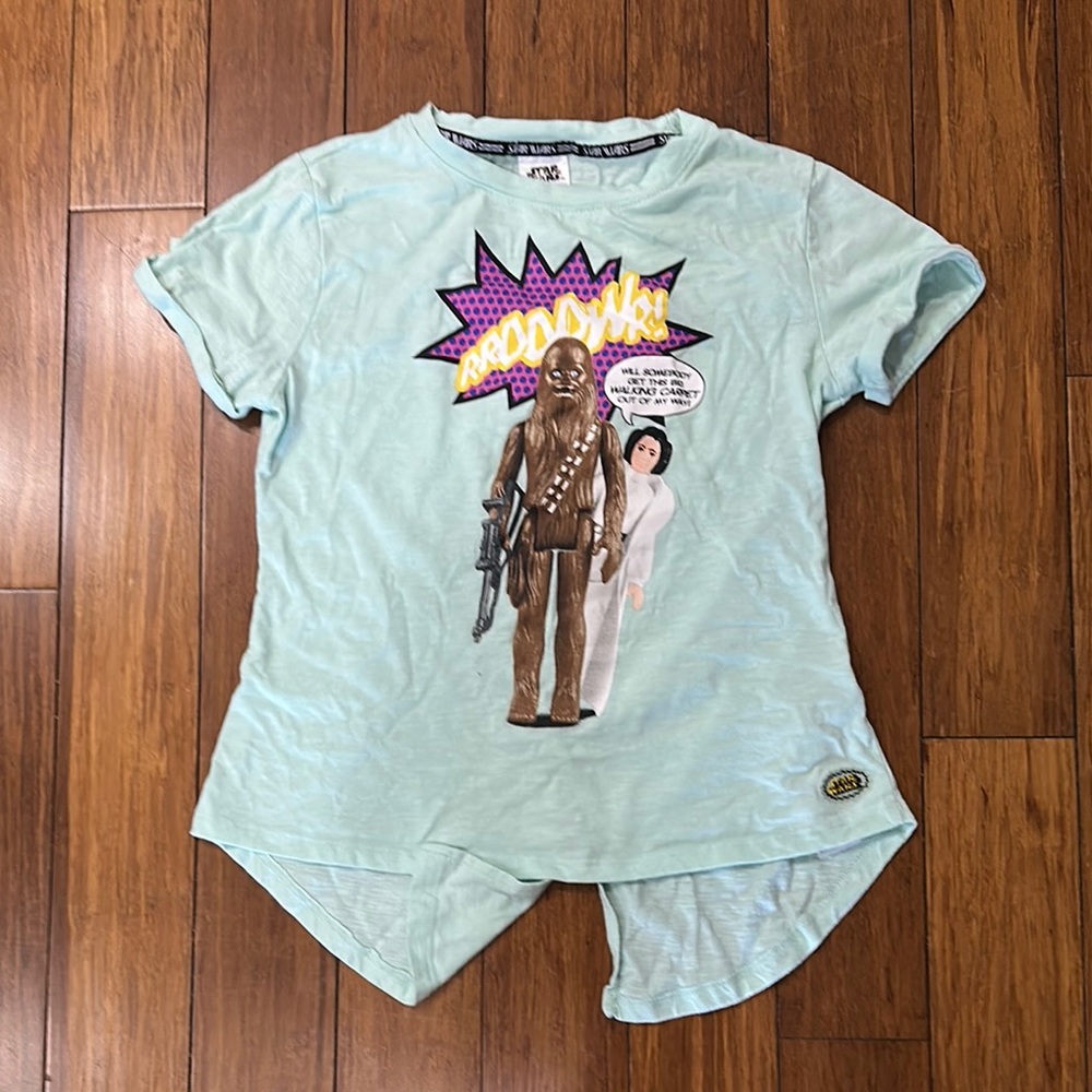 Star Wars Graphic Tee in Light Blue